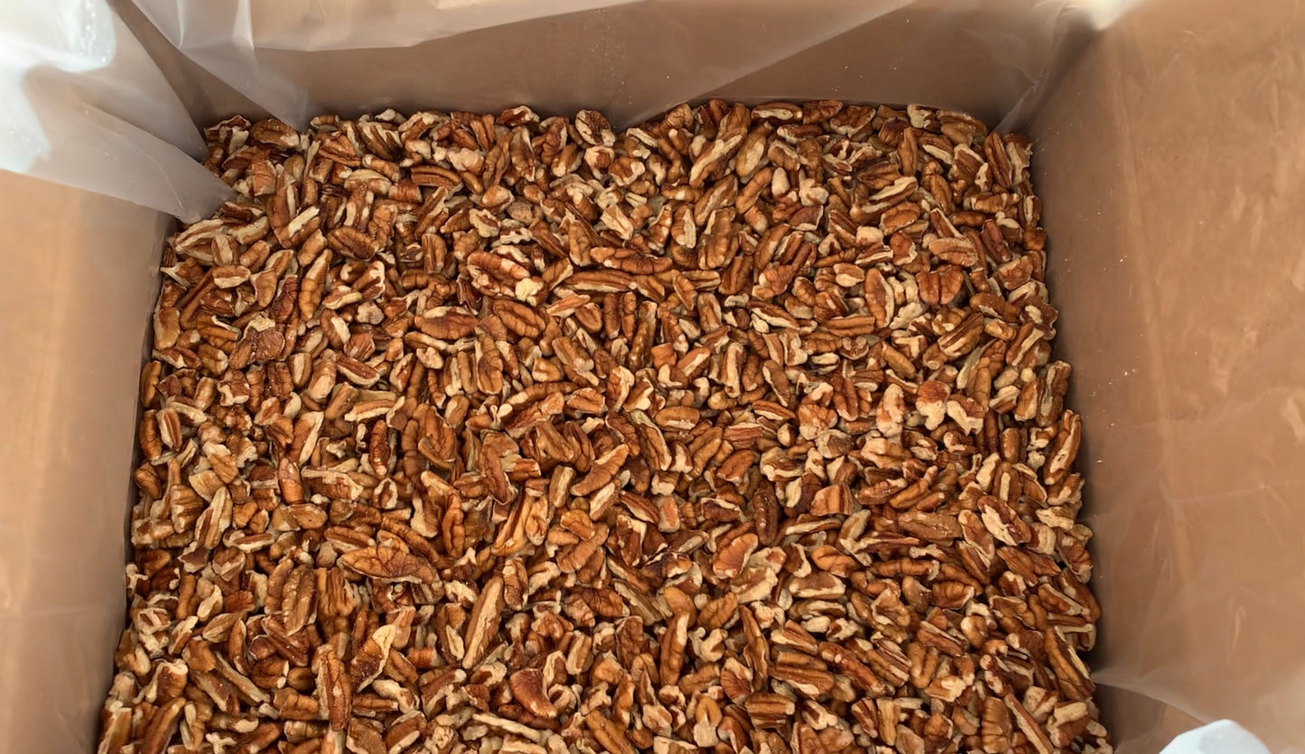 Caja de Nuez en Pedacería 25 KILOS – 3 Tamaños a tu Elección ✨